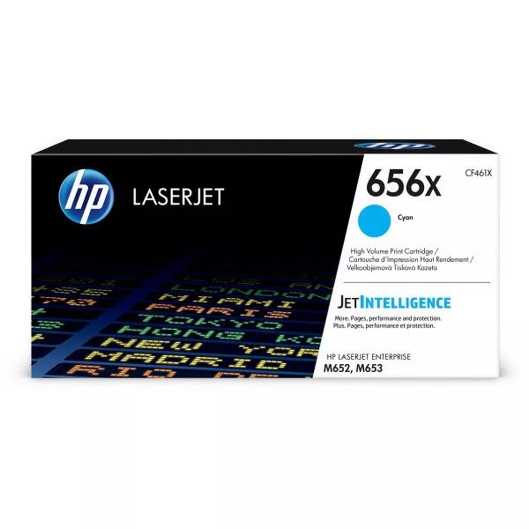Hewlett-Packard – HP Toner-Modul 656X cyan CF461X CLJ Enterprise M652 22’000 S., One Size