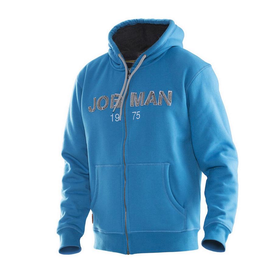 Felpa Con Cappuccio E Zip Intera Vintage Foderata