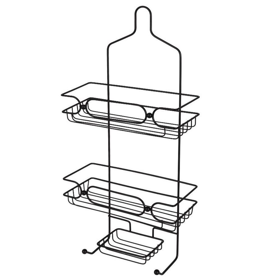 B2X  Etagère métallique pratique pour ranger la salle de bain sans perçage 