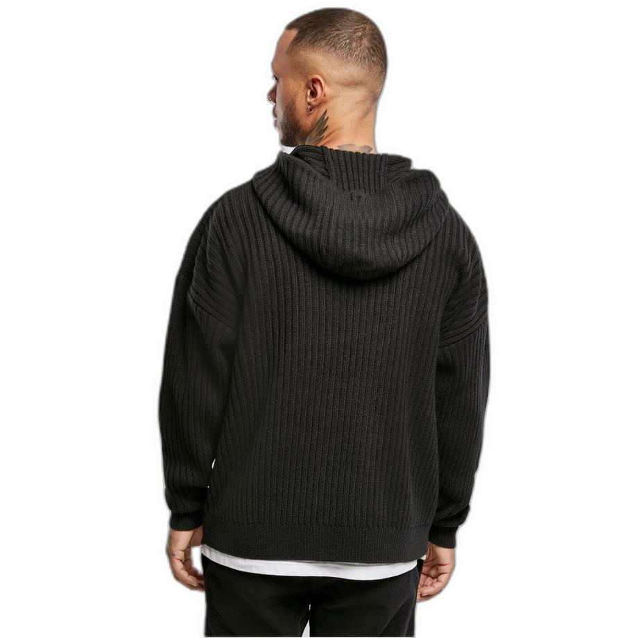 URBAN CLASSICS Sweatshirt à capuche tricoté  