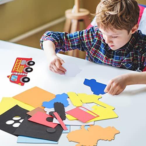 Activity-board  Sets Fahrzeuge Bastelset Kinder Kreativsets zum Basteln DIY Basteln Kreativ Kunst und Handwerk 