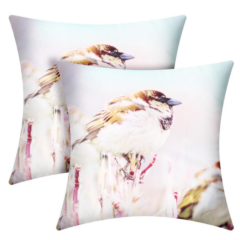 Avizar 2 Stk. Kissenbezüge Vogel  