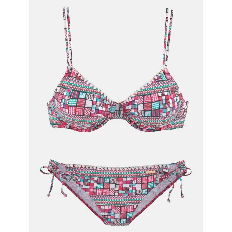 LASCANA Set bikini 2 pezzi con ferretto Cross  