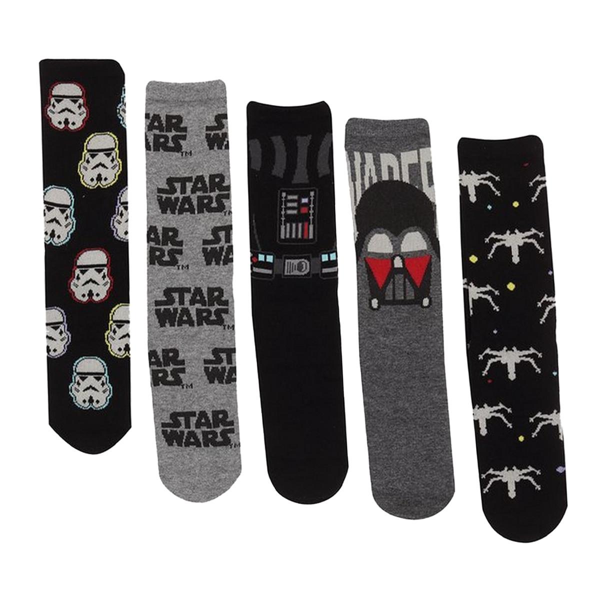 Star Wars Pack De Chaussettes Garçon - La Guerre Des Étoiles Licence Officielle
