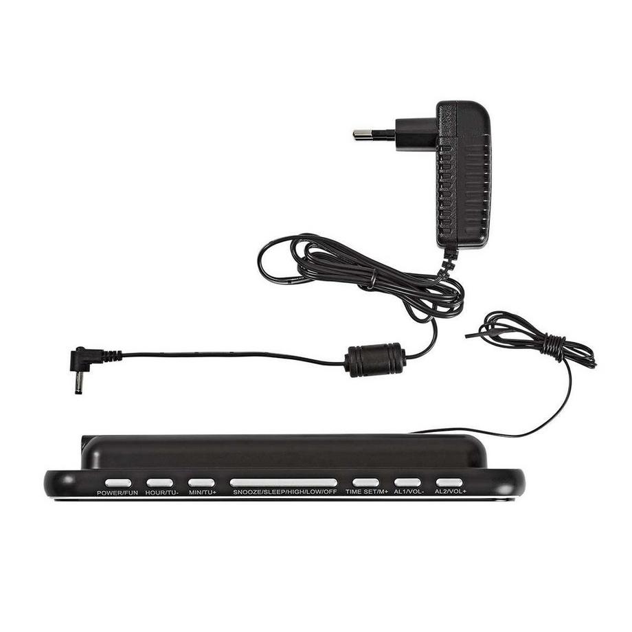 Nedis  Radio-réveil numérique avec prise USB 