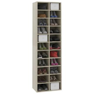 VidaXL Armoire à chaussures bois d'ingénierie  