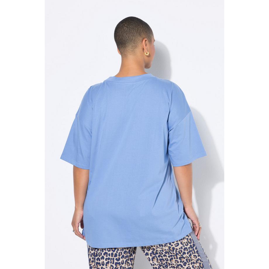 Studio Untold T-shirt oversize stampa metallica  