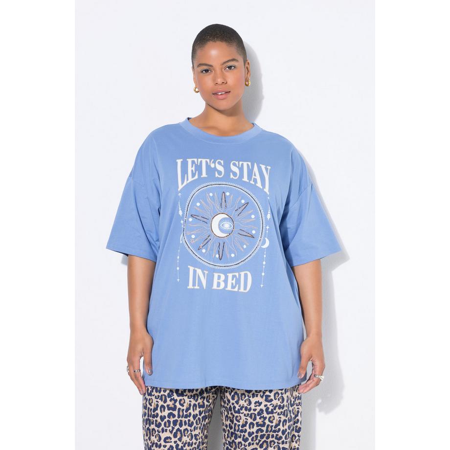 Studio Untold T-shirt oversize stampa metallica  