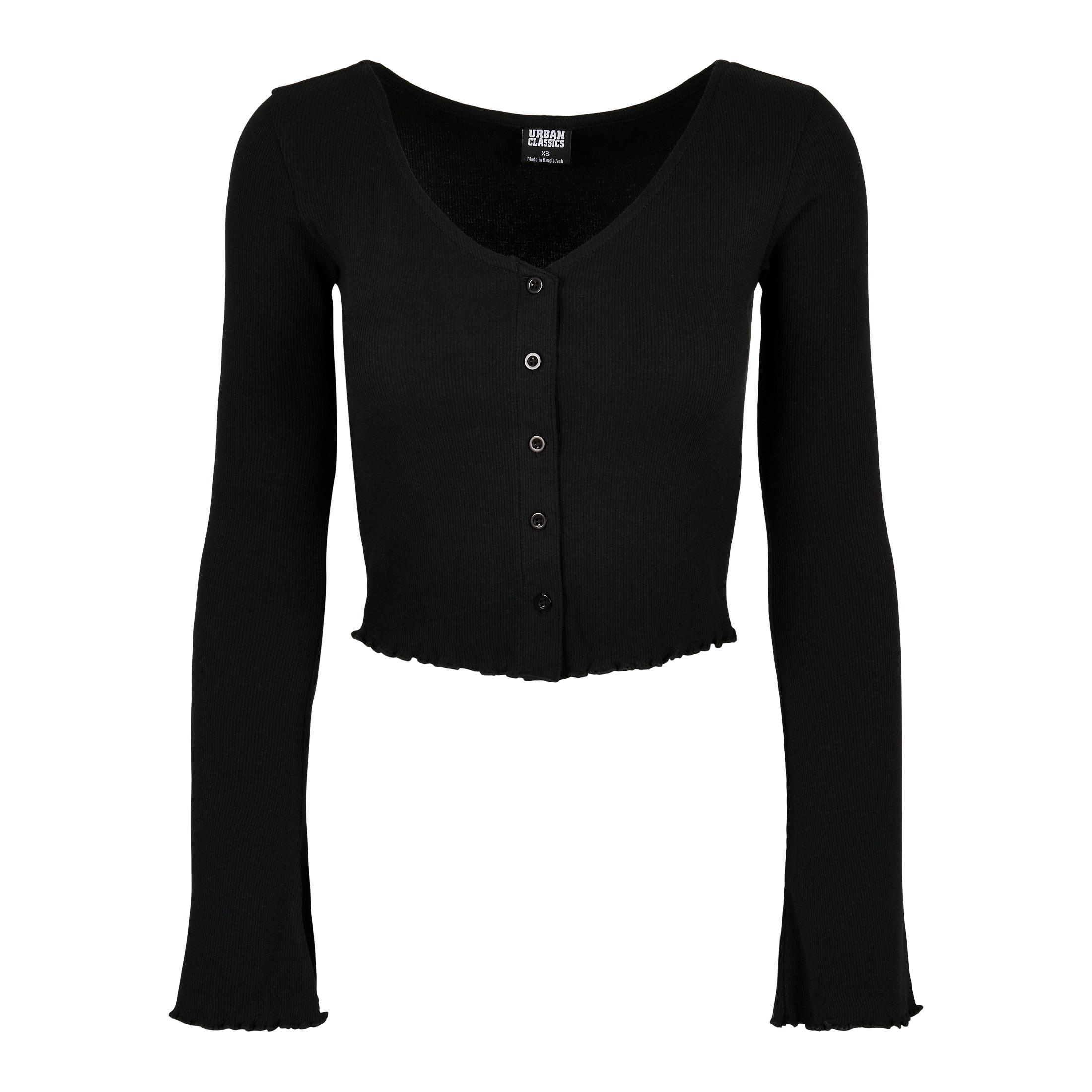 URBAN CLASSICS  cardigan da cropped rib 