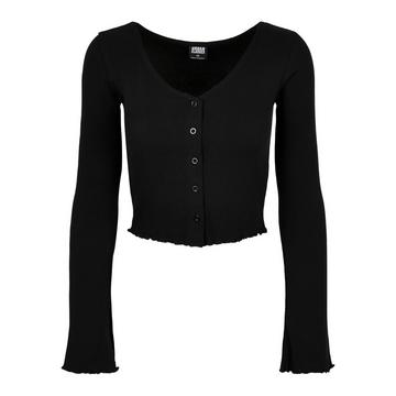 cardigan cropped rib