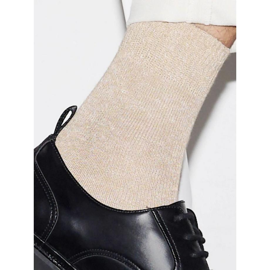 BLEU FORET Chaussettes Lin Coton  