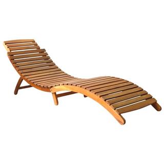 VidaXL Chaise longue bois d'acacia  