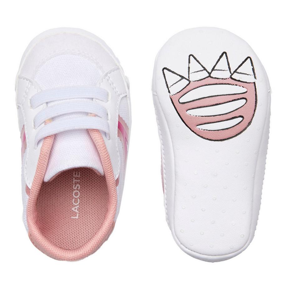 LACOSTE  Chaussons pour marcher à quatre pattes  Confortable à porter-L004 CRIB 2232 CUB 