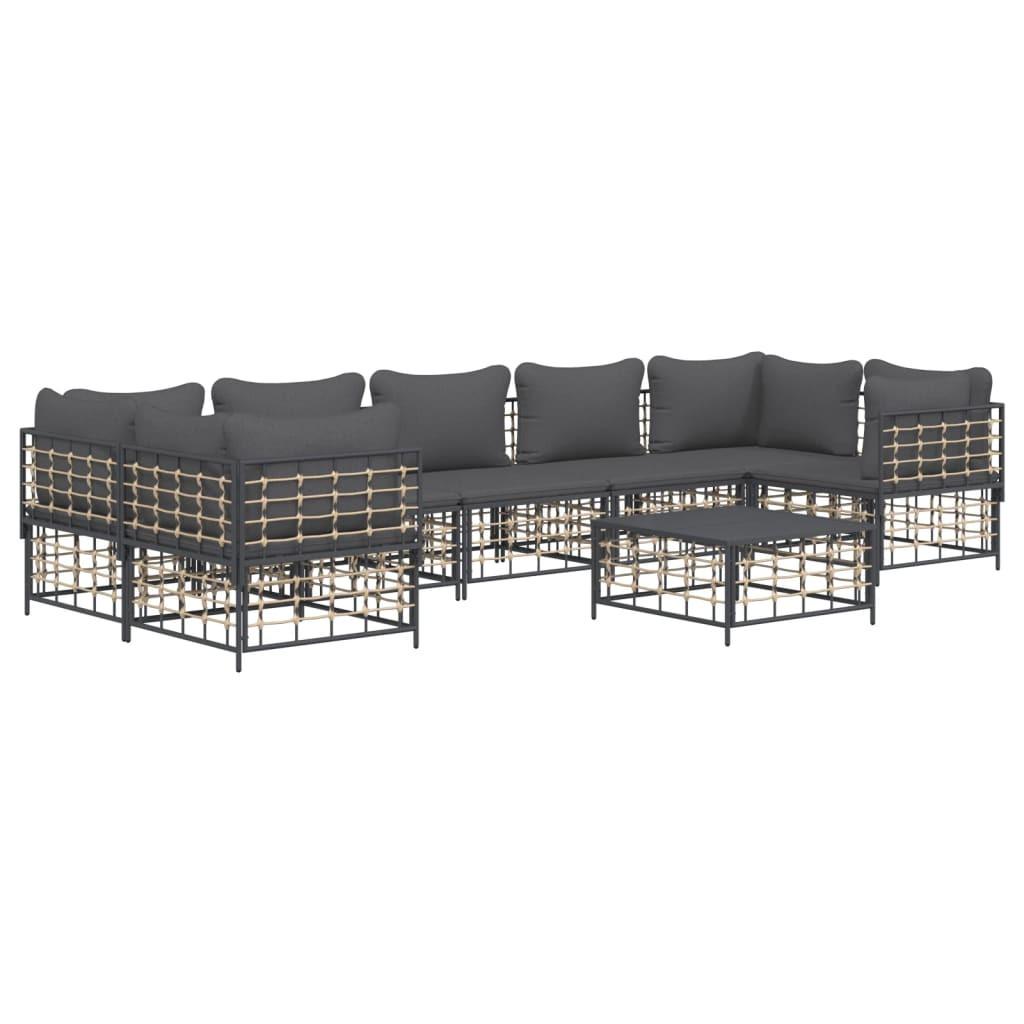 VidaXL Garten lounge set poly-rattan  