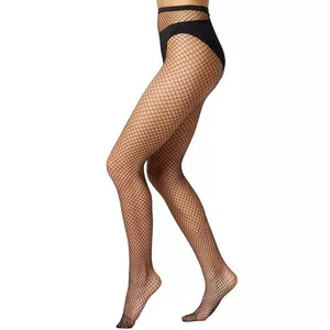 Collants en résille à petites mailles