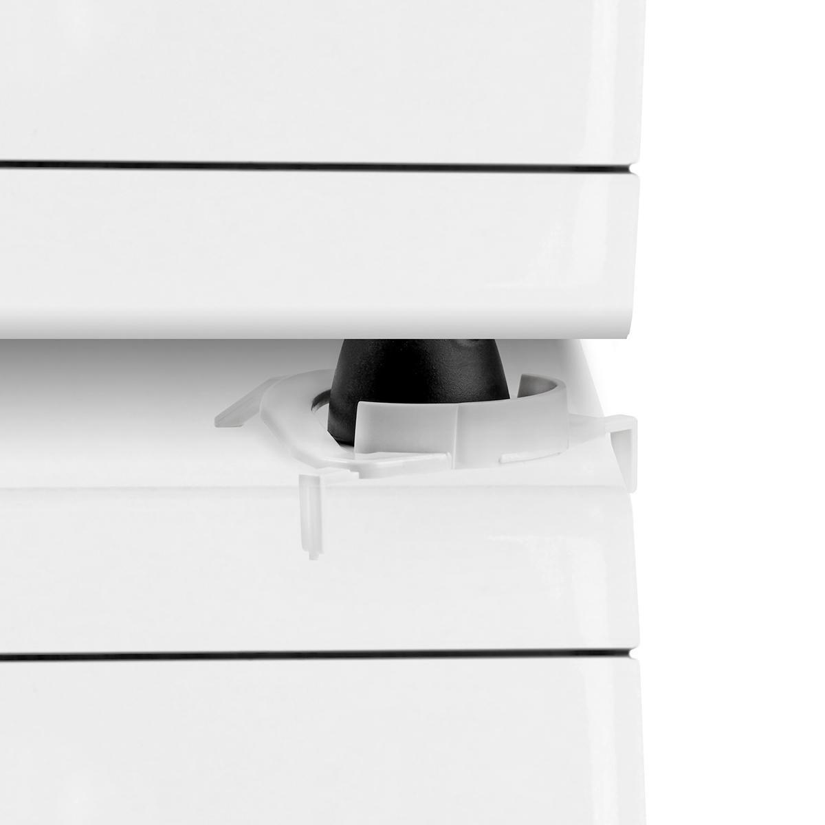 Nedis Selbstklebende Füße | Plastikbeutel | Weiß | 4 Stück.  