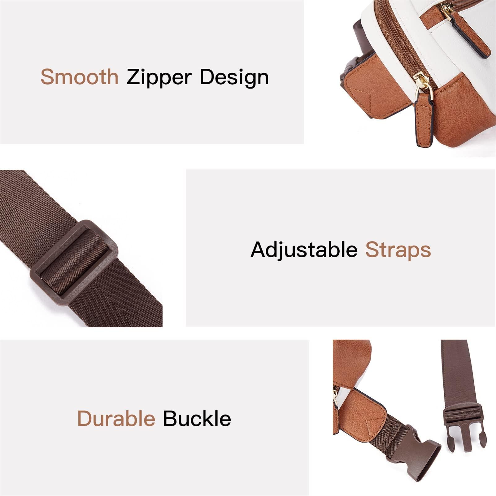 Only-bags.store PU Leder Crossbody Gürteltasche  