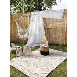 Benuta In- & Outdoor-Teppich Carlo Cream  