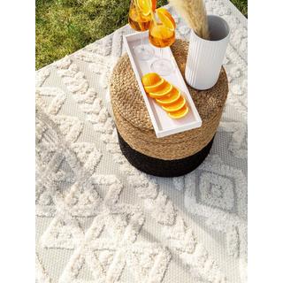 Benuta In- & Outdoor-Teppich Carlo Cream  