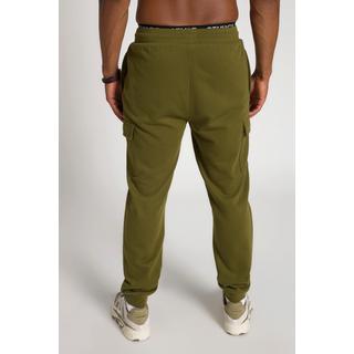 Sthuge  Pantaloni cargo di felpa da casa con cintura elastica, fino alla tg. 8XL 