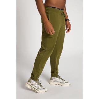 Sthuge  Pantaloni cargo di felpa da casa con cintura elastica, fino alla tg. 8XL 