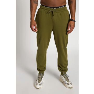 Pantaloni cargo di felpa da casa con cintura elastica, fino alla tg. 8XL