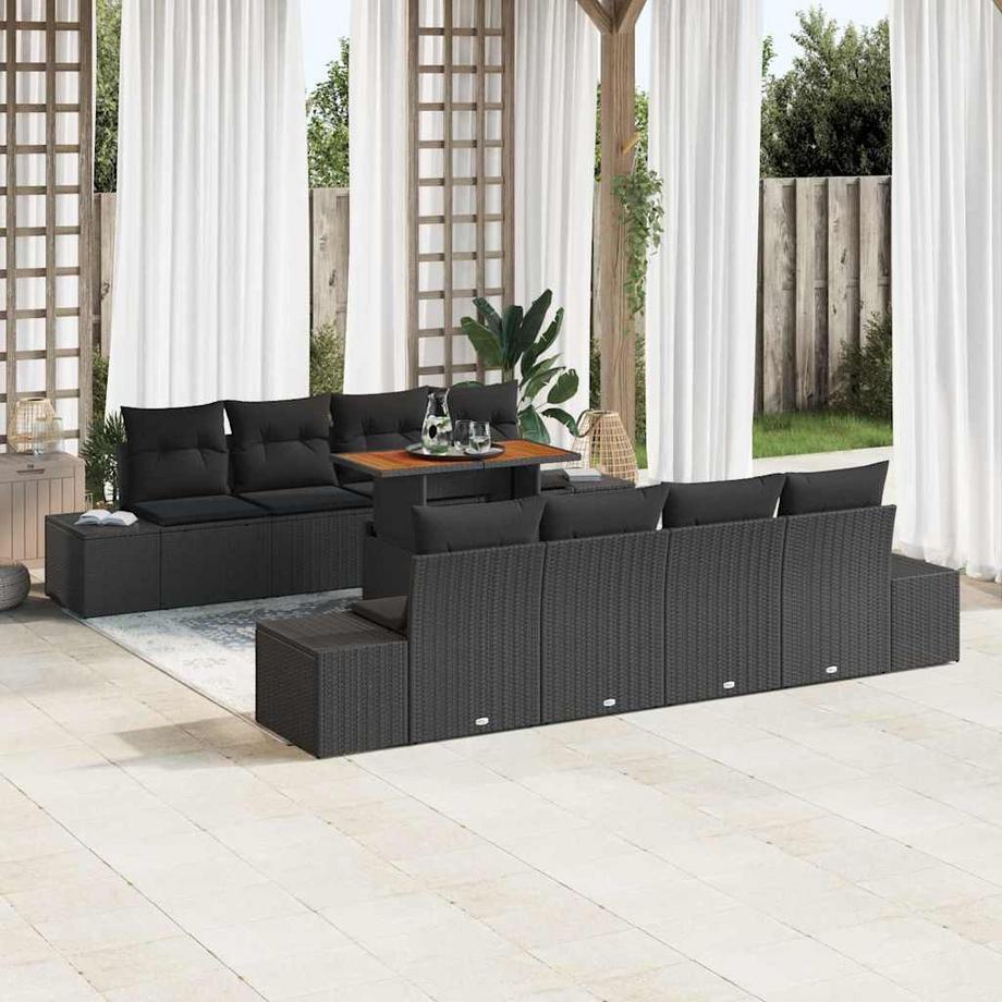 VidaXL Divano da giardino Polyrattan  