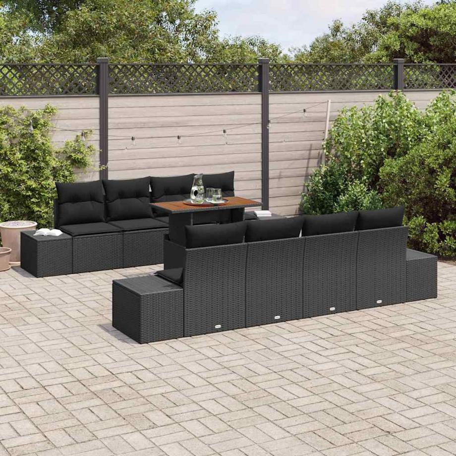 VidaXL Divano da giardino Polyrattan  