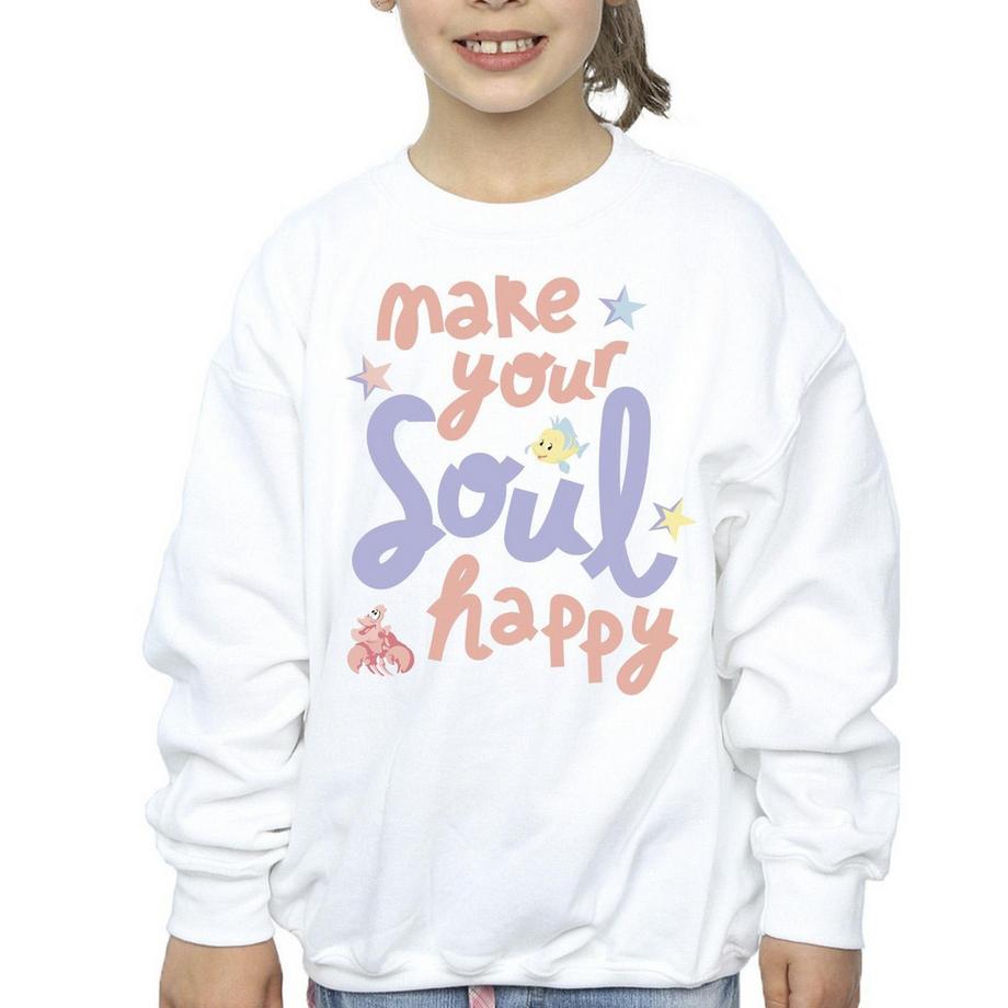 Disney  The Little Mermaid Happy Sweatshirt 
