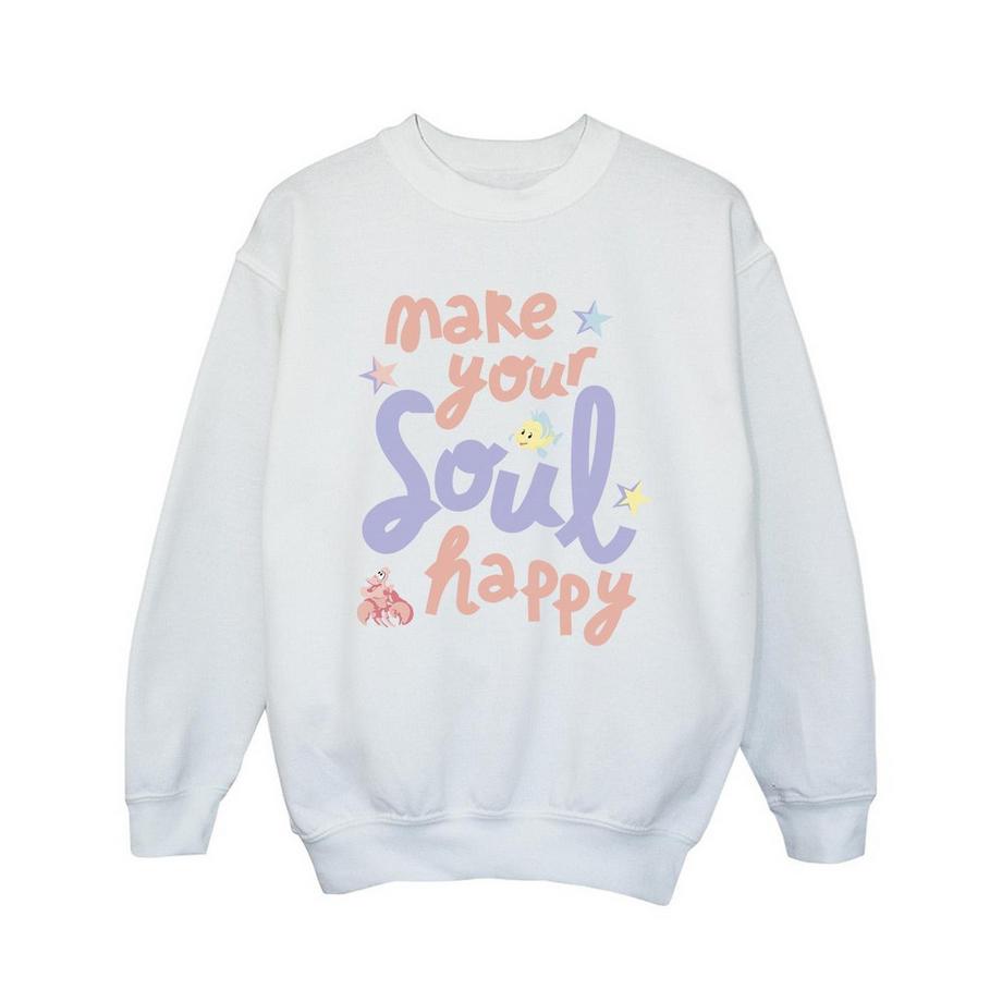 Disney  The Little Mermaid Happy Sweatshirt 