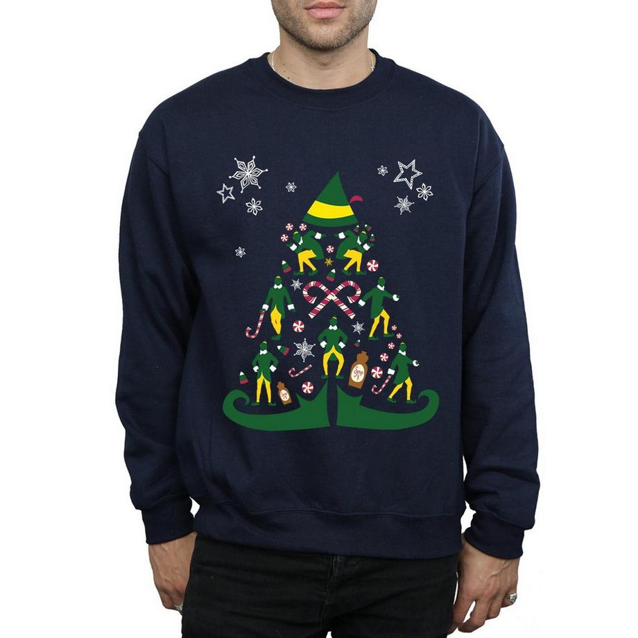 Elf Weihnachtsbaum Sweatshirt  