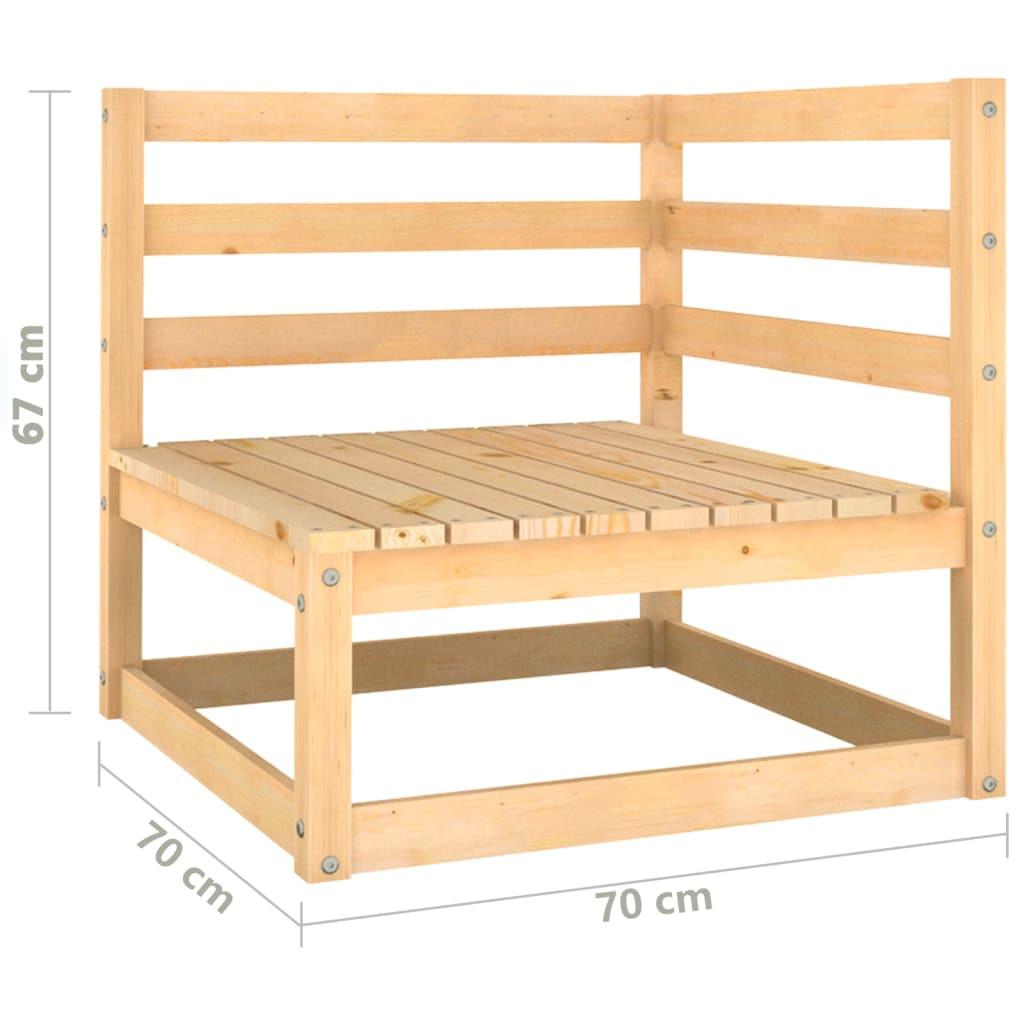 VidaXL Ensemble de meubles de jardin bois de pin  