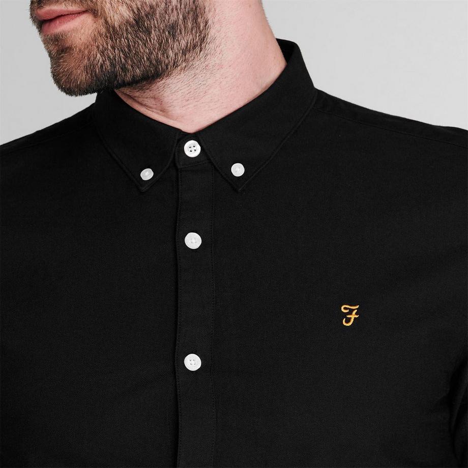 FARAH  Camicia Button Down Vintage Oxford Manica Lunga 