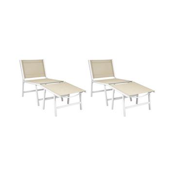 Lot de 2 chaises en Revêtement textile Moderne MARCEDDI