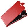 Cover-Discount  P Smart+ PLUS - Leder Flip Case mit Fotofach vertikal Rot