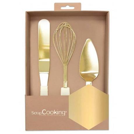 ScrapCooking Goldenes Back-Set 3-teilig  