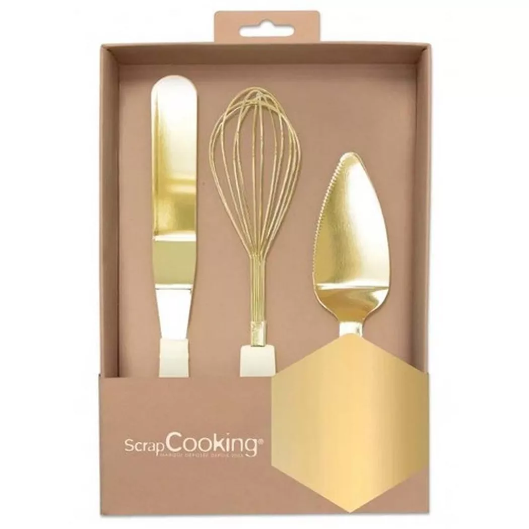ScrapCooking - Goldenes Back-Set 3-teilig, One Size