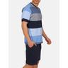 Admas  Homewear Pyjama-Shorts T-Shirt Stay Stripes 