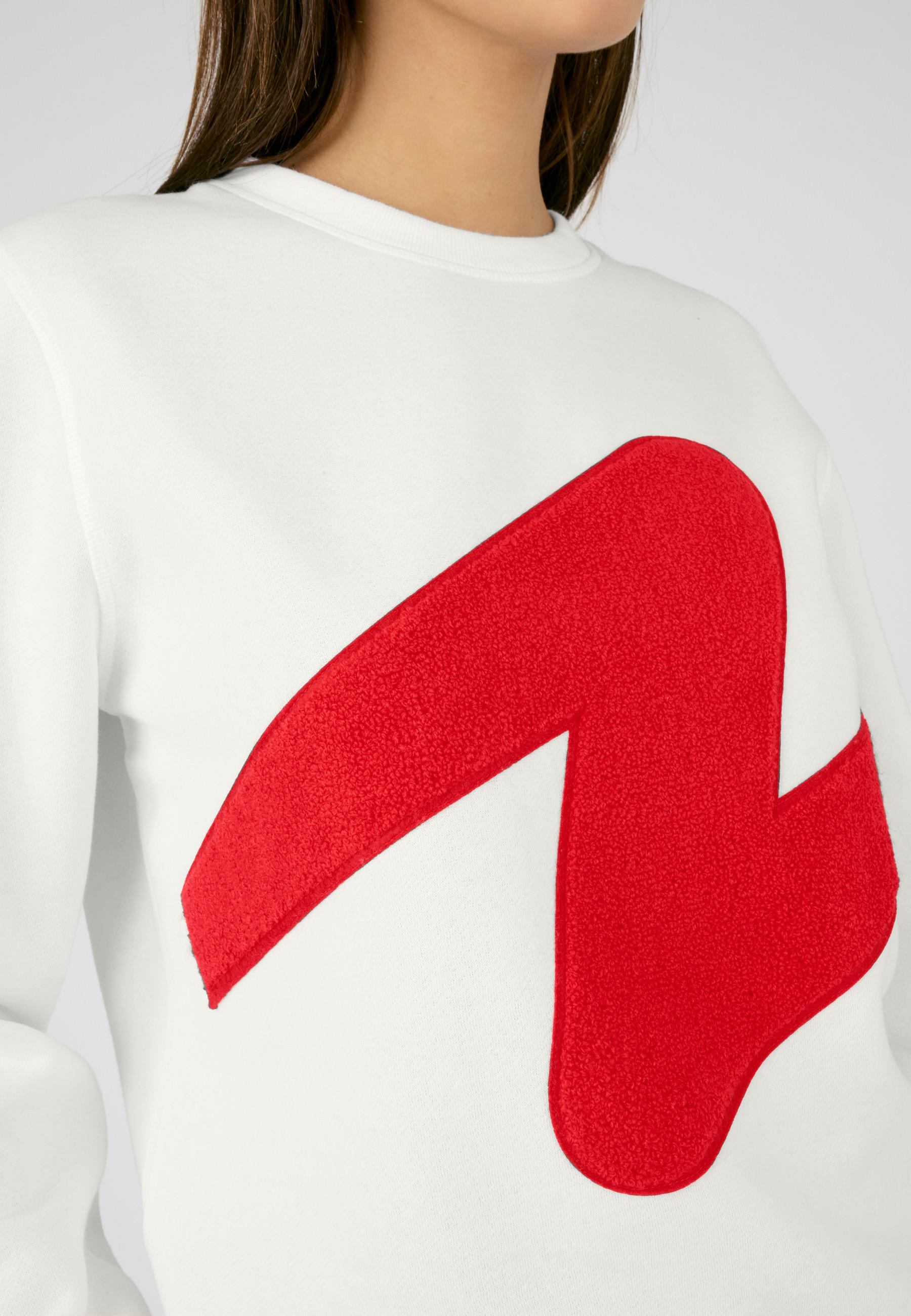 Damart  Fleece-Sweatshirt mit platziertem Muster Thermolactyl 