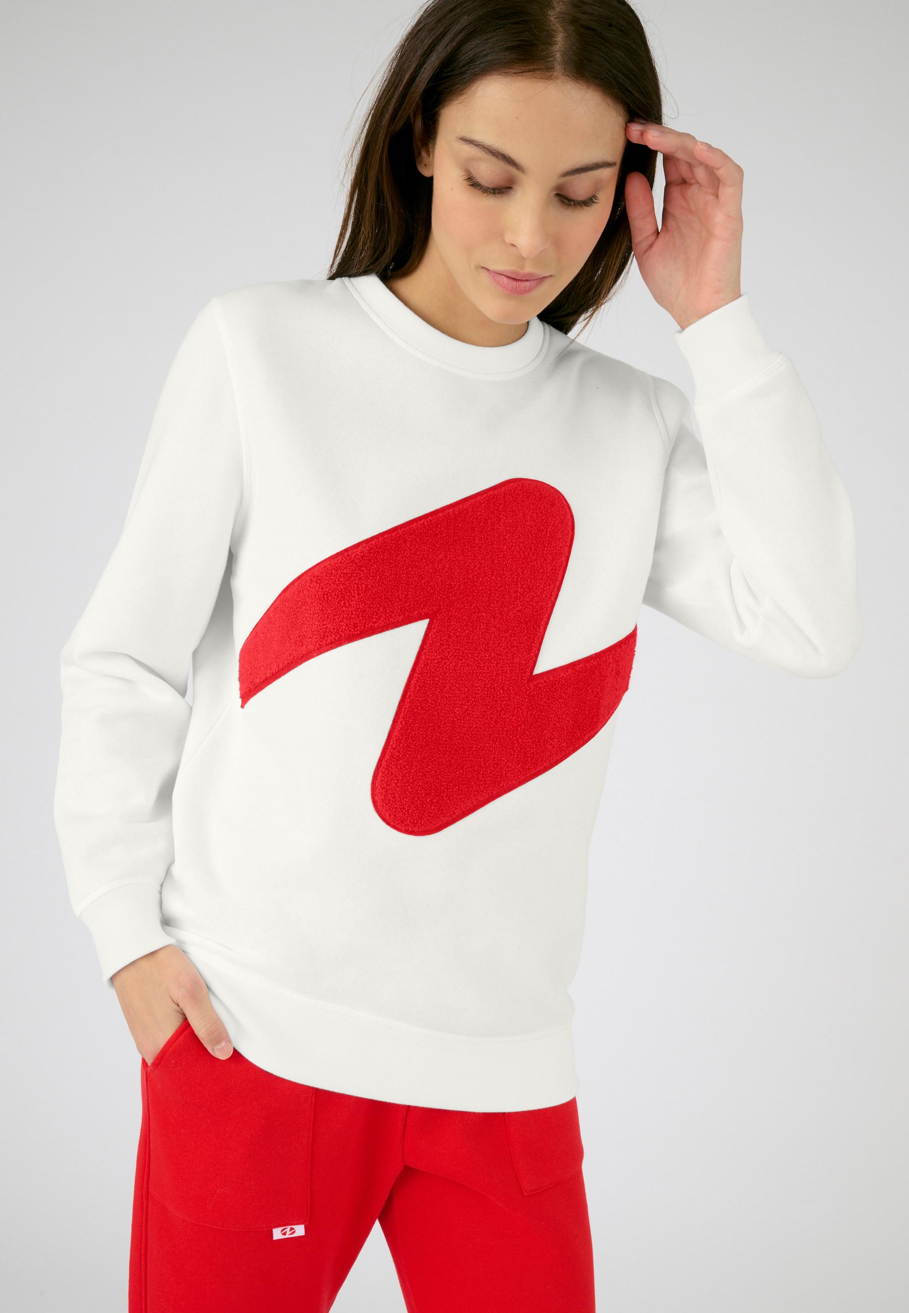 Damart  Fleece-Sweatshirt mit platziertem Muster Thermolactyl 