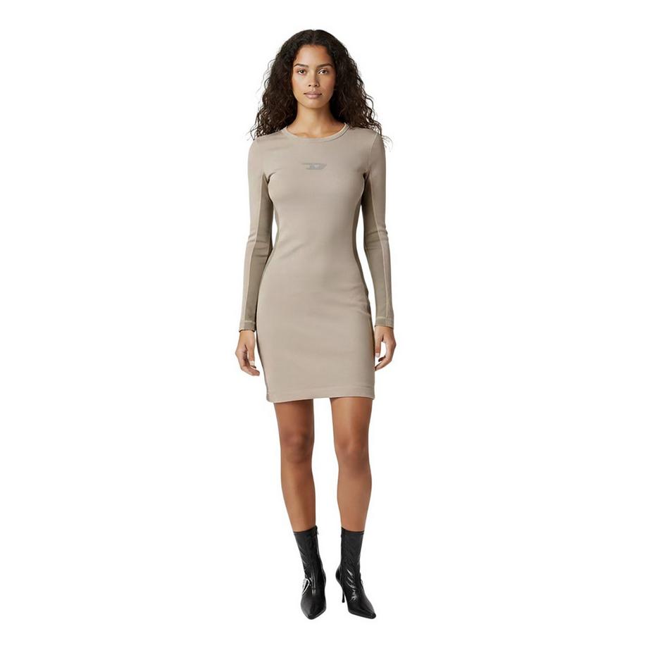 DIESEL Ovalout Minikleid, Rundhalsausschnitt  