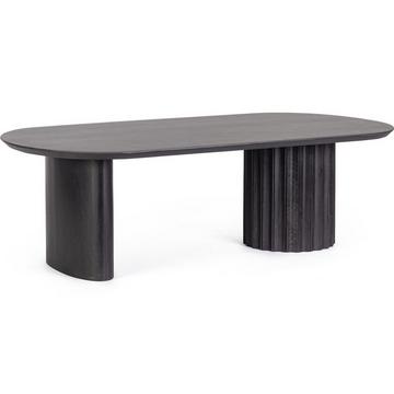 Table basse Orissa noir 130x65x40