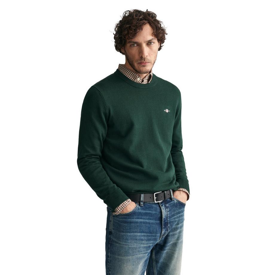 GANT Classic Cotton C-Neck Strickpullover  