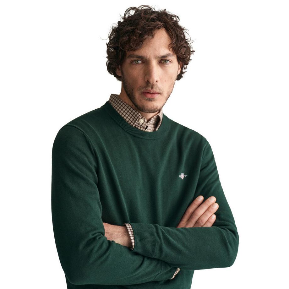 GANT Classic Cotton C-Neck Strickpullover  