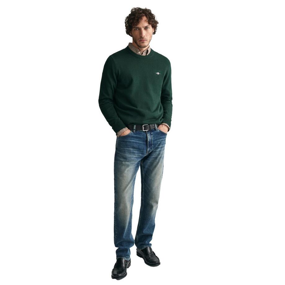GANT Classic Cotton C-Neck Strickpullover  