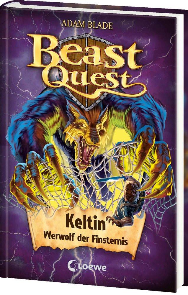 Beast Quest (Band 68) - Keltin, Werwolf der Finsternis Blade, Adam; Loewe Kinderbücher (Hrsg.); Margineanu, Sandra (Übersetzung) Copertina rigida 