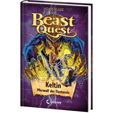 Beast Quest (Band 68) - Keltin, Werwolf der Finsternis Blade, Adam; Loewe Kinderbücher (Hrsg.); Margineanu, Sandra (Übersetzung) Copertina rigida 