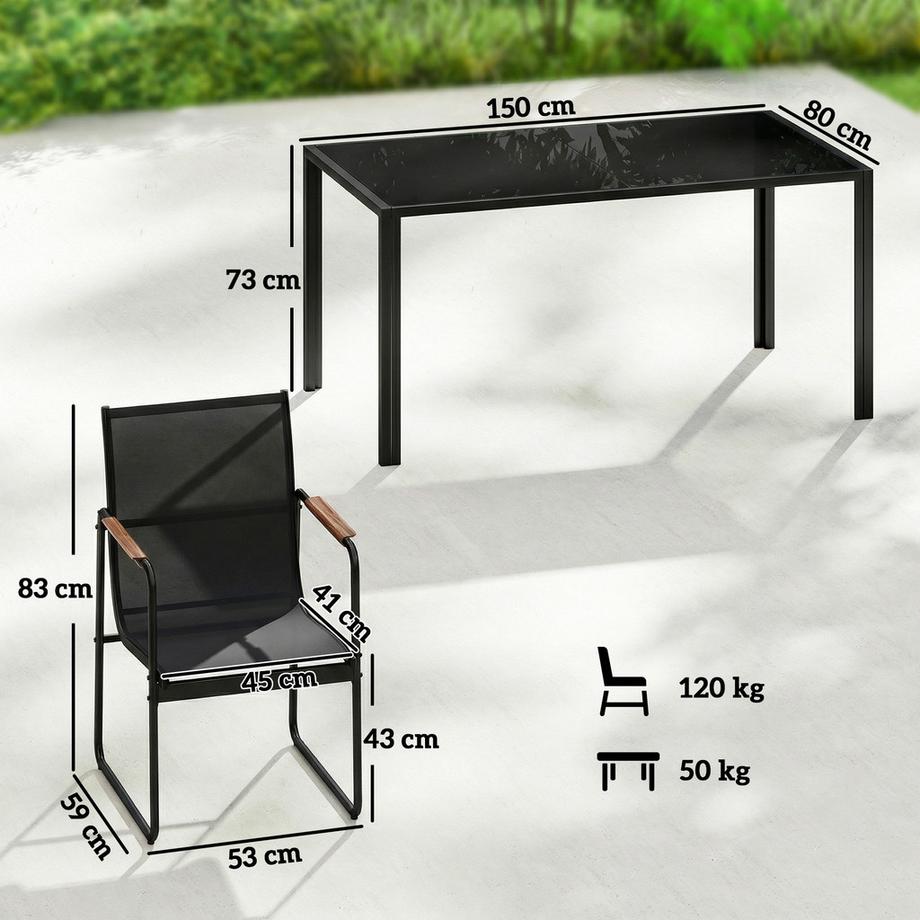 Outsunny Outdoor Essgruppe  