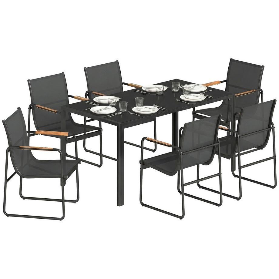 Outdoor Essgruppe