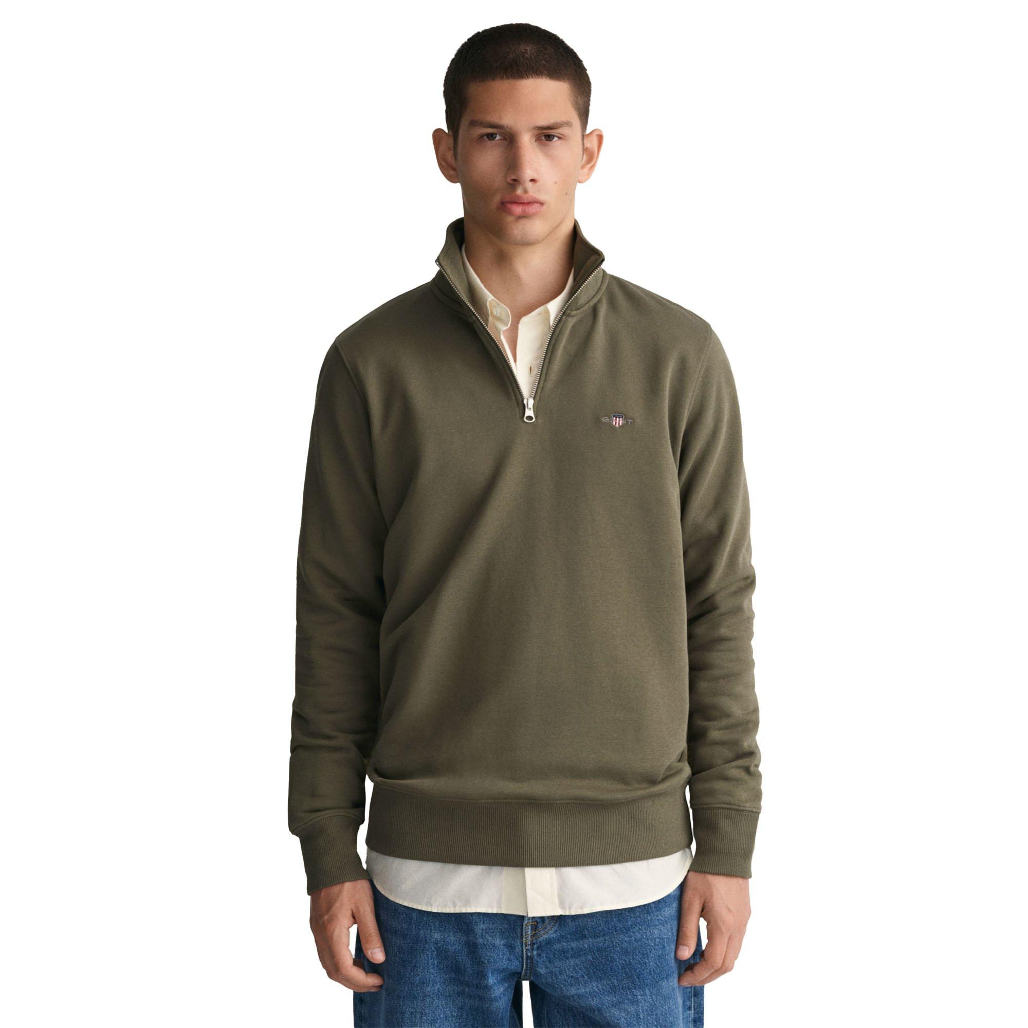 GANT Regular Shield Half Zip Sweatshirt  